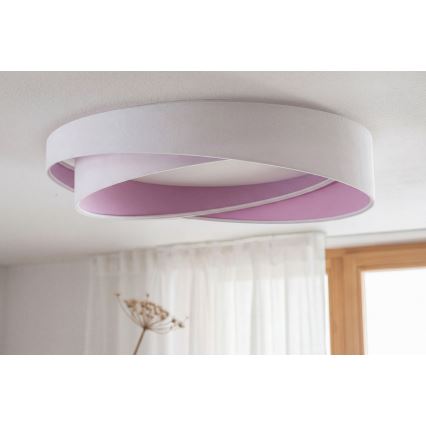 LED griestu lampa GALAXY MODERN LED/24W/230V Ø 55 cm balta/violeta