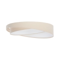 LED griestu lampa GALAXY MODERN LED/24W/230V Ø 55 cm krēmkrāsaina/balta