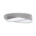 LED griestu lampa GALAXY MODERN LED/24W/230V Ø 55 cm pelēka/balta