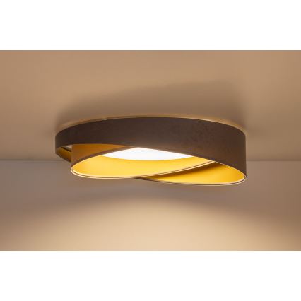 LED griestu lampa GALAXY MODERN LED/24W/230V Ø 55 cm pelēka/bēša/zelta