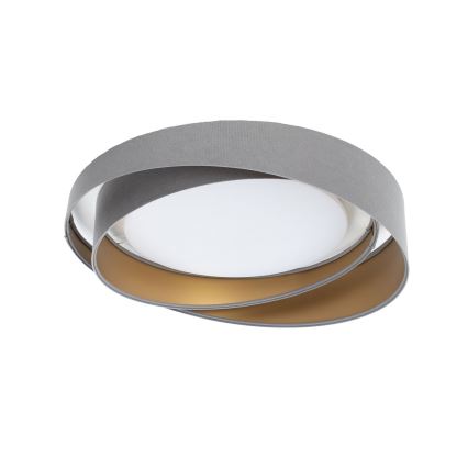 LED griestu lampa GALAXY MODERN LED/24W/230V Ø 55 cm pelēka/zelta