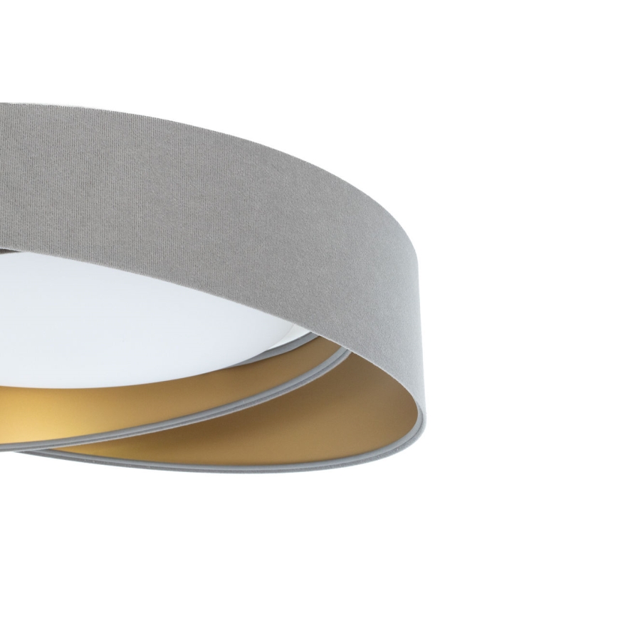 LED griestu lampa GALAXY MODERN LED/24W/230V Ø 55 cm pelēka/zelta