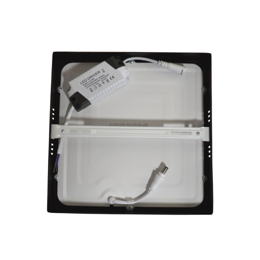 LED Griestu lampa GERRY LED/18W/230V 4000K melna