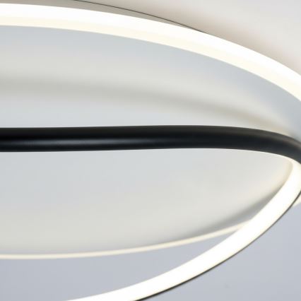 LED griestu lampa HALO LED/38W/230V Ø 50 cm melna