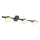 LED Griestu lampa JOY 3xGX53/6W/230V melna