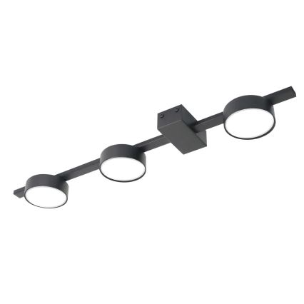 LED Griestu lampa JOY 3xGX53/6W/230V melna