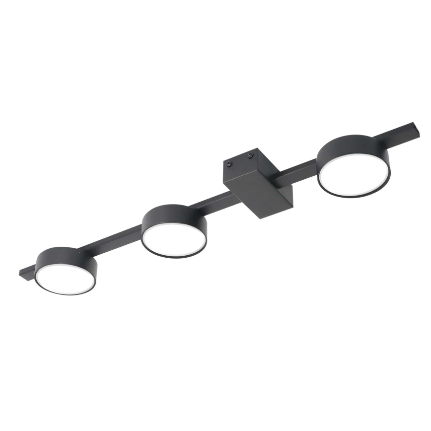 LED Griestu lampa JOY 3xGX53/6W/230V melna