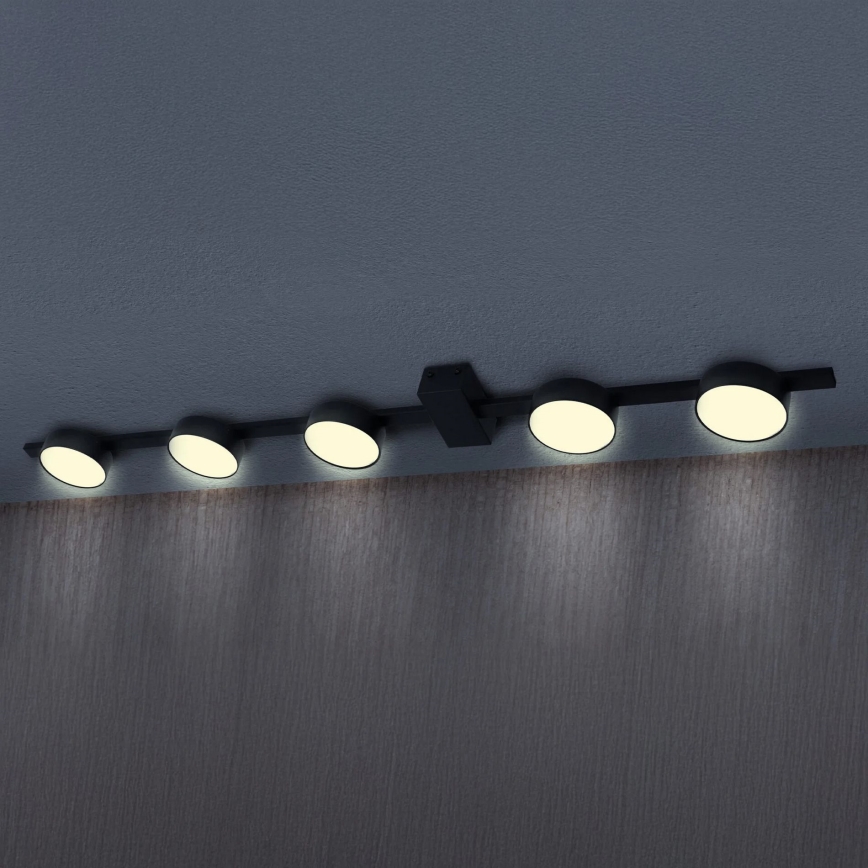 LED Griestu lampa JOY 5xGX53/6W/230V melna