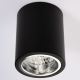 LED Griestu lampa JUPITER 1xE27/6W/230V 120x98 mm melna