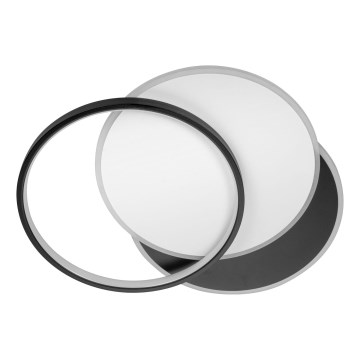 LED Griestu lampa LED/100W/230V 3000-5000K melna/pelēka