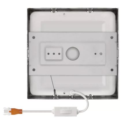 LED Griestu lampa NEXXO LED/12,5W/230V 3000/3500/4000K 17x17 cm spīdīgi hromēts