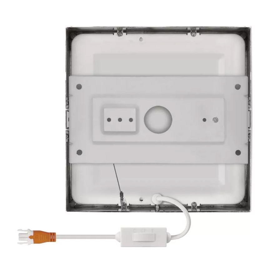 LED Griestu lampa NEXXO LED/12,5W/230V 3000/3500/4000K 17x17 cm spīdīgi hromēts