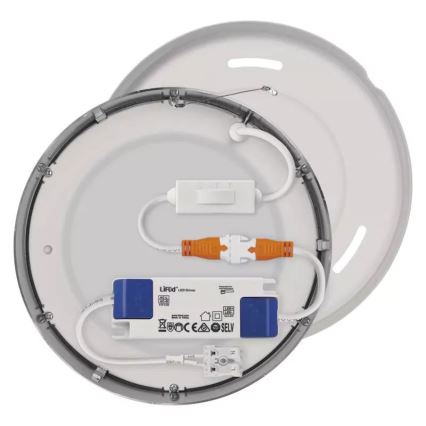 LED Griestu lampa NEXXO LED/12,5W/230V 3000/3500/4000K d. 17 cm matēts hroms