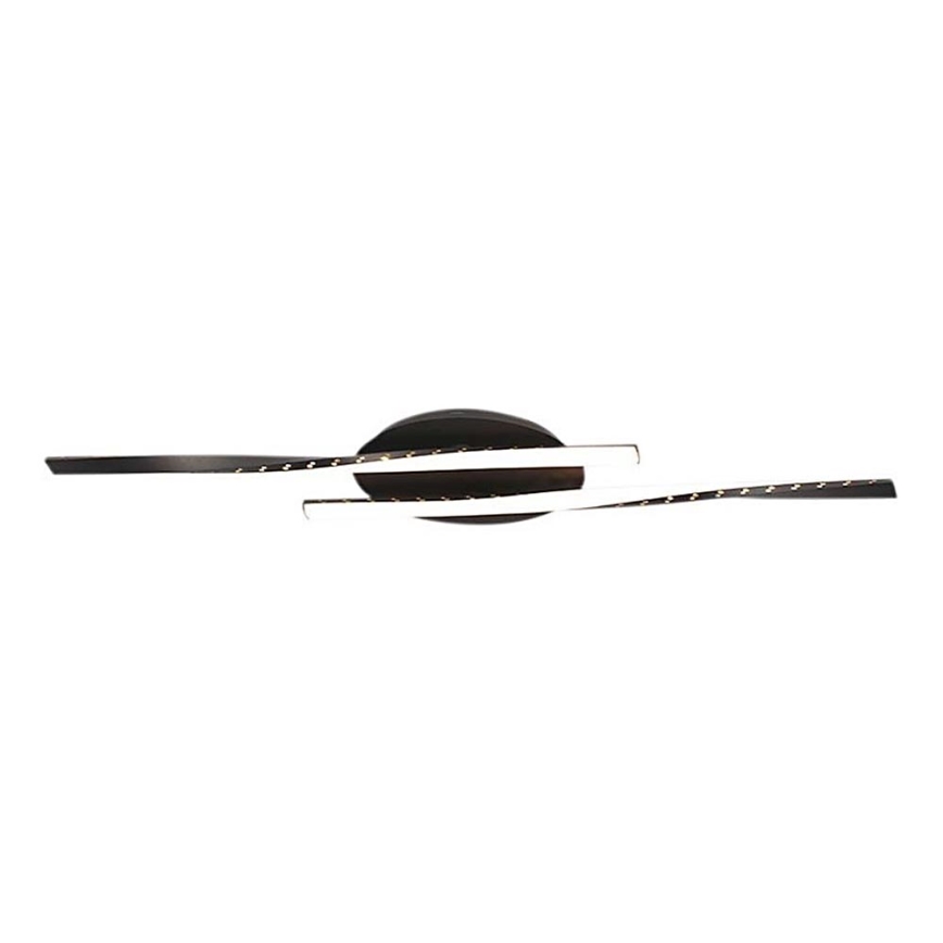 LED Griestu lampa LED/12W/230V 3000K melna