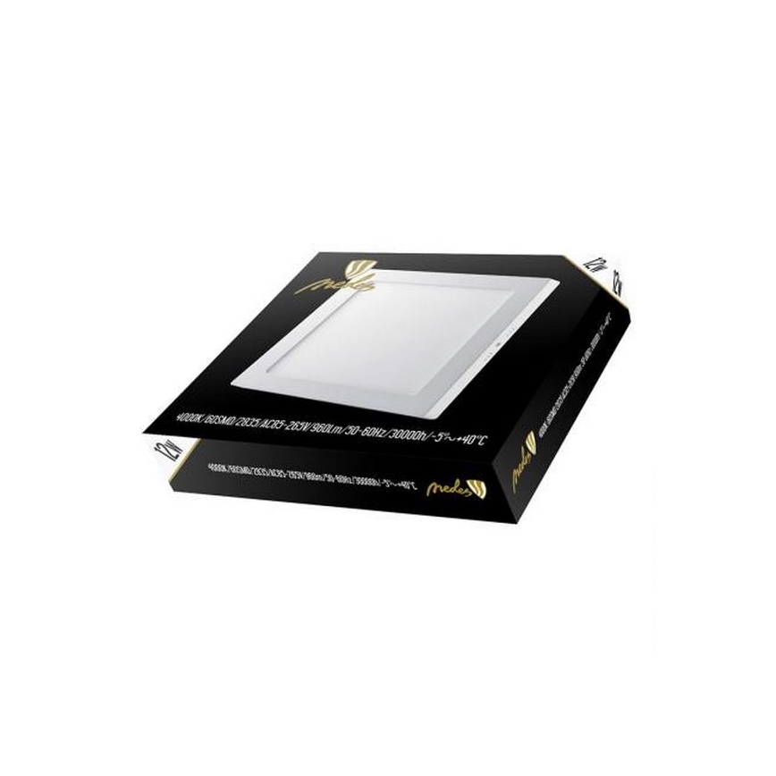 LED Griestu lampa LED/12W/230V 4000K 17,2x17,2 cm