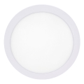 LED Griestu lampa LED/12W/230V 4200K d. 16 cm balta