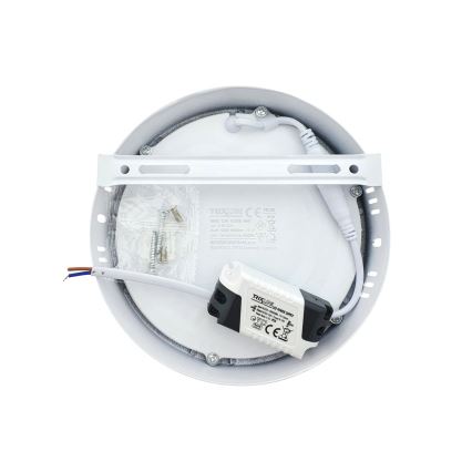 LED Griestu lampa LED/12W/230V 4200K d. 16 cm balta
