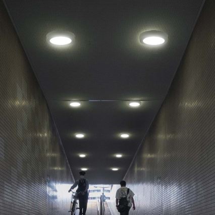 LED Griestu lampa LED/12W/230V 6500K d. 16,7 cm balta