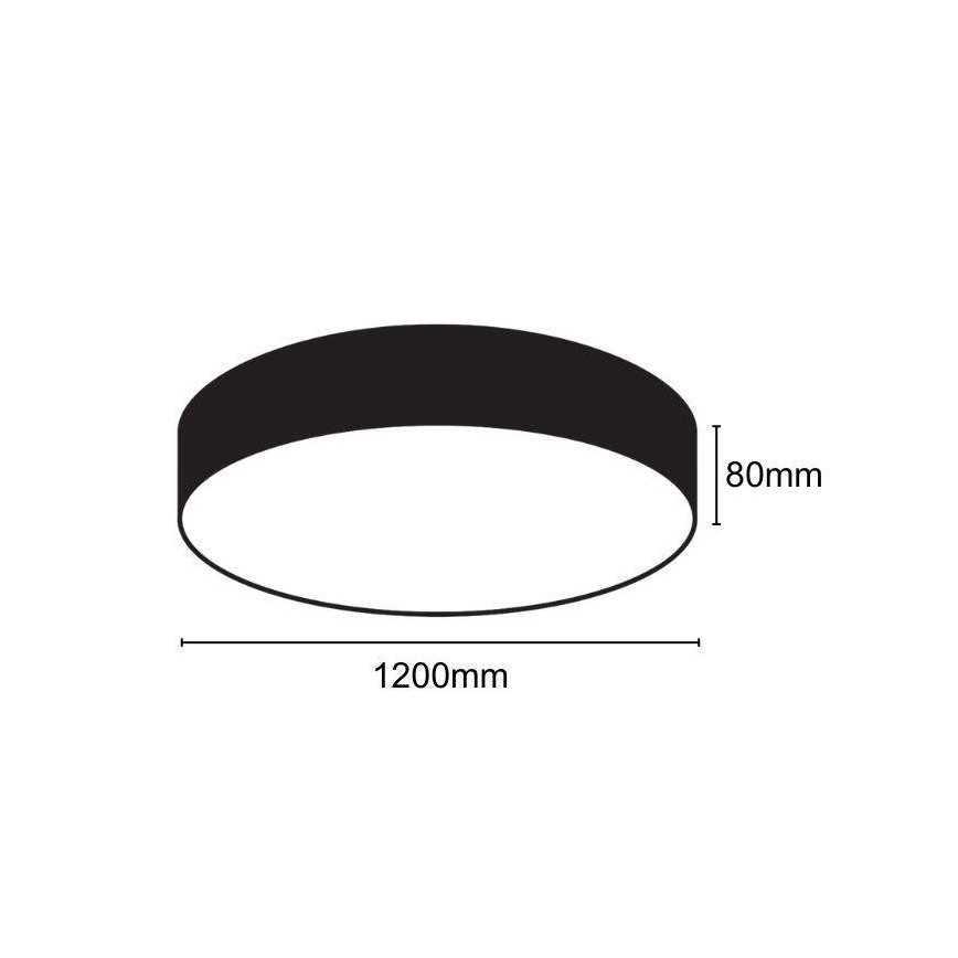 LED Griestu lampa LED/150W/230V 4000K d. 120 cm