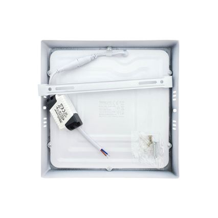 LED Griestu lampa LED/18W/230V 2700K 21x21 cm balta