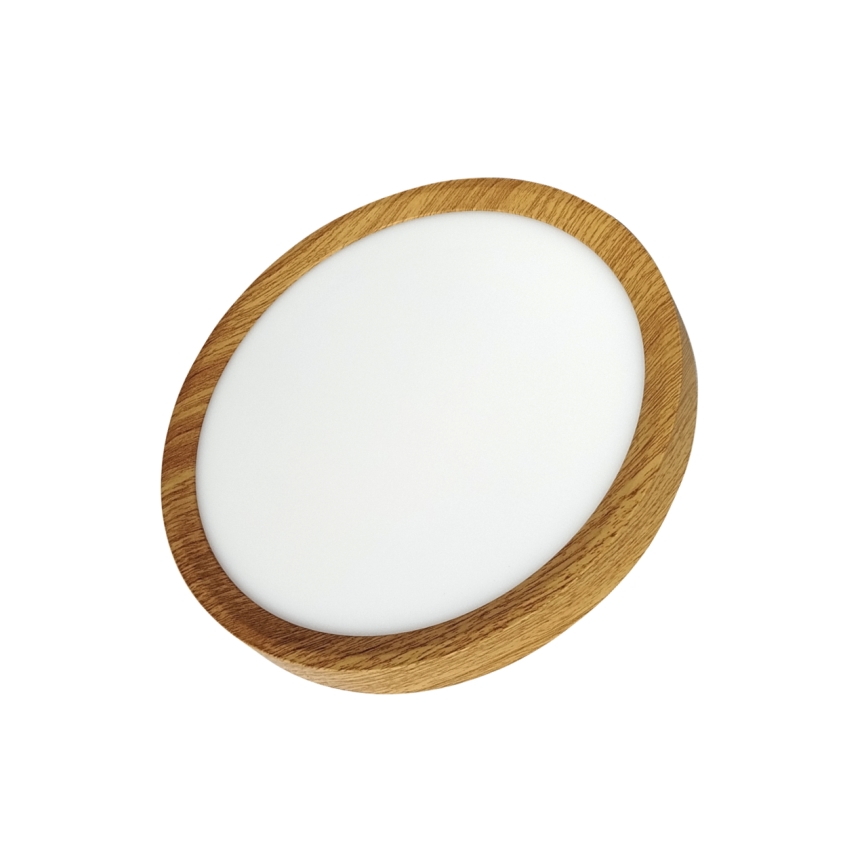 LED griestu lampa LED/18W/230V 3000/4000/6500K Ø 23 cm bēša