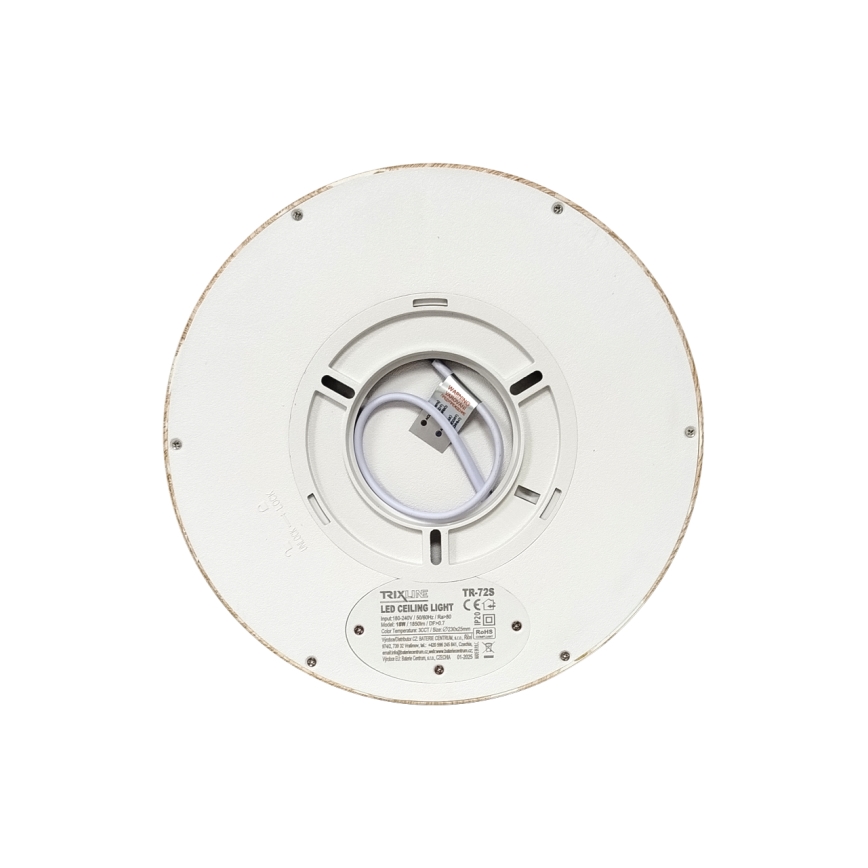 LED griestu lampa LED/18W/230V 3000/4000/6500K Ø 23 cm bēša