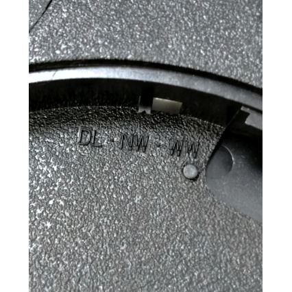 LED griestu lampa LED/18W/230V 3000/4000/6500K Ø 23 cm melna