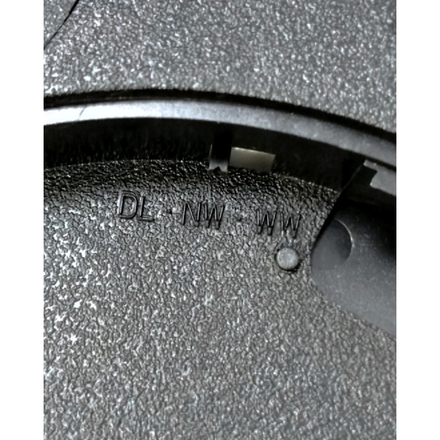 LED griestu lampa LED/18W/230V 3000/4000/6500K Ø 23 cm melna