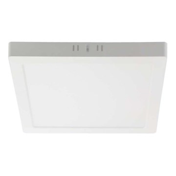LED Griestu lampa LED/18W/230V 3000K 21,4x21,4 cm balta