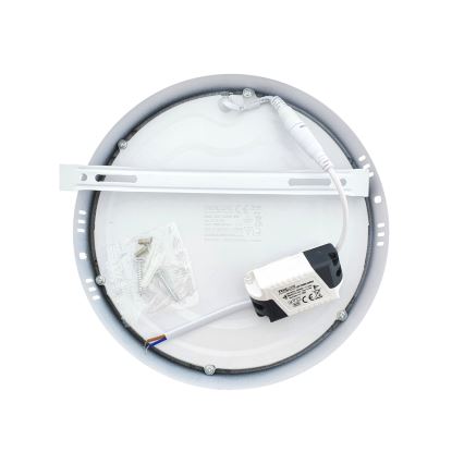 LED Griestu lampa LED/18W/230V 4200K d. 21 cm balta