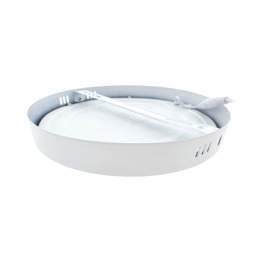 LED Griestu lampa LED/18W/230V 4200K d. 21 cm balta