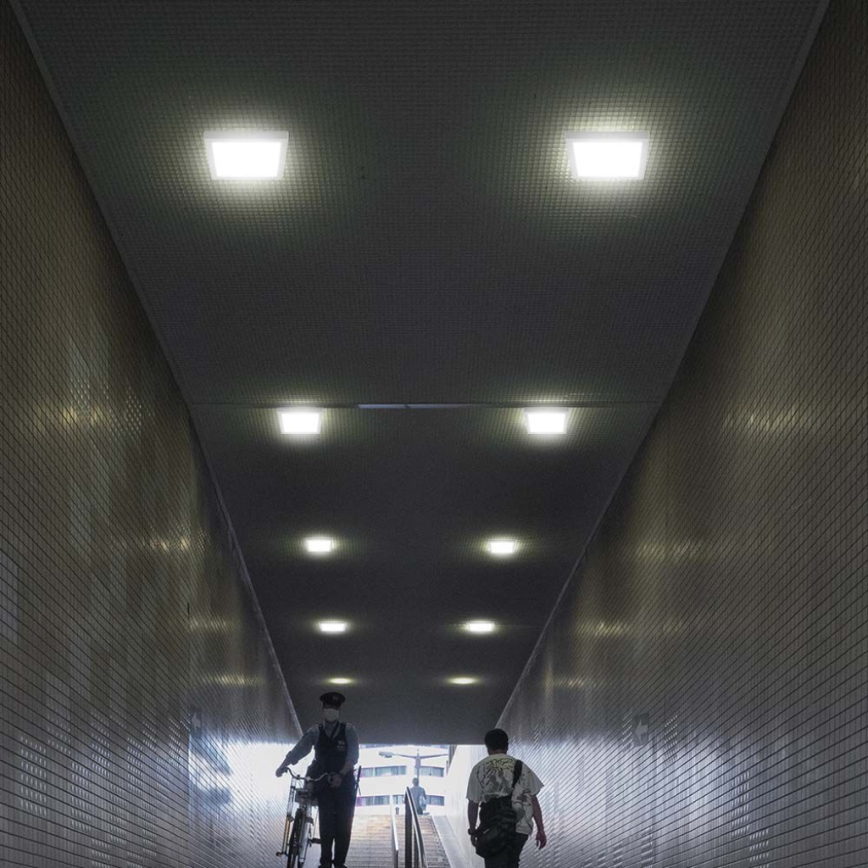 LED Griestu lampa LED/18W/230V 6500K 21,4x21,4 cm balta
