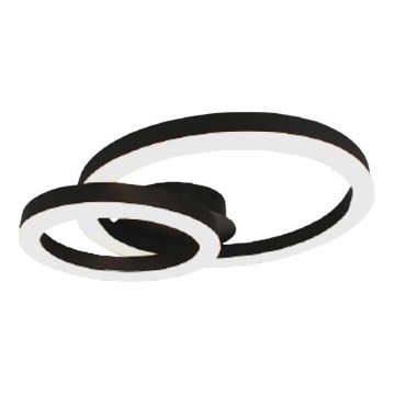 LED Griestu lampa LED/20W/230V 3000K melna