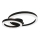 LED Griestu lampa LED/20W/230V 3000K melna