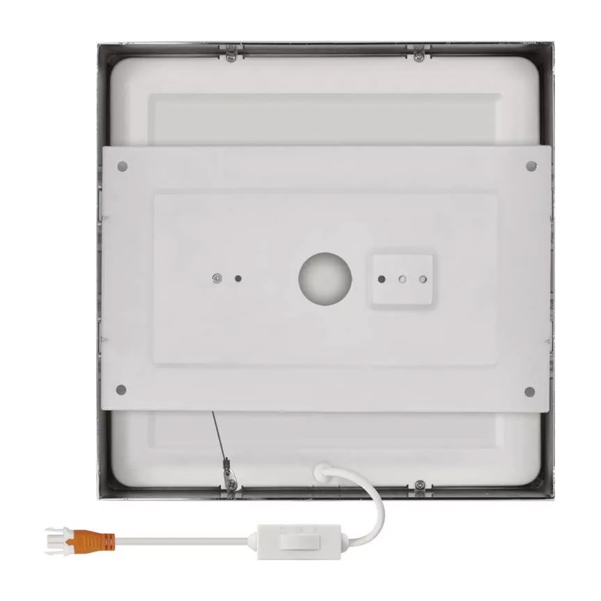 LED Griestu lampa NEXXO LED/21W/230 3000/3500/4000K 22,5x22,5 cm matēts hroms