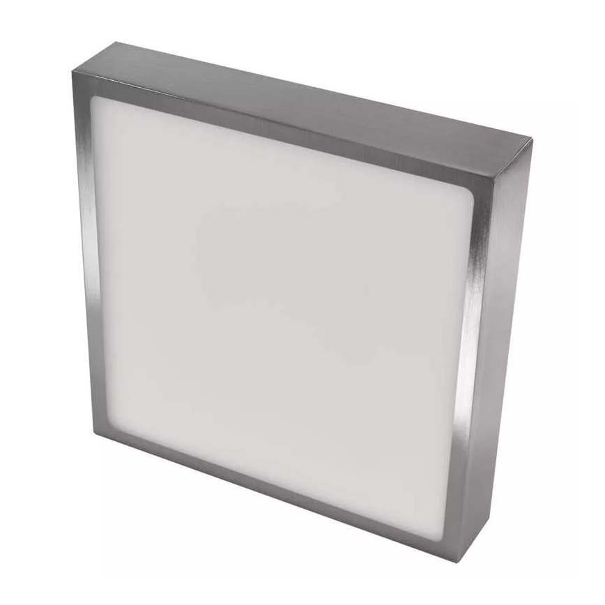 LED Griestu lampa NEXXO LED/21W/230 3000/3500/4000K 22,5x22,5 cm matēts hroms