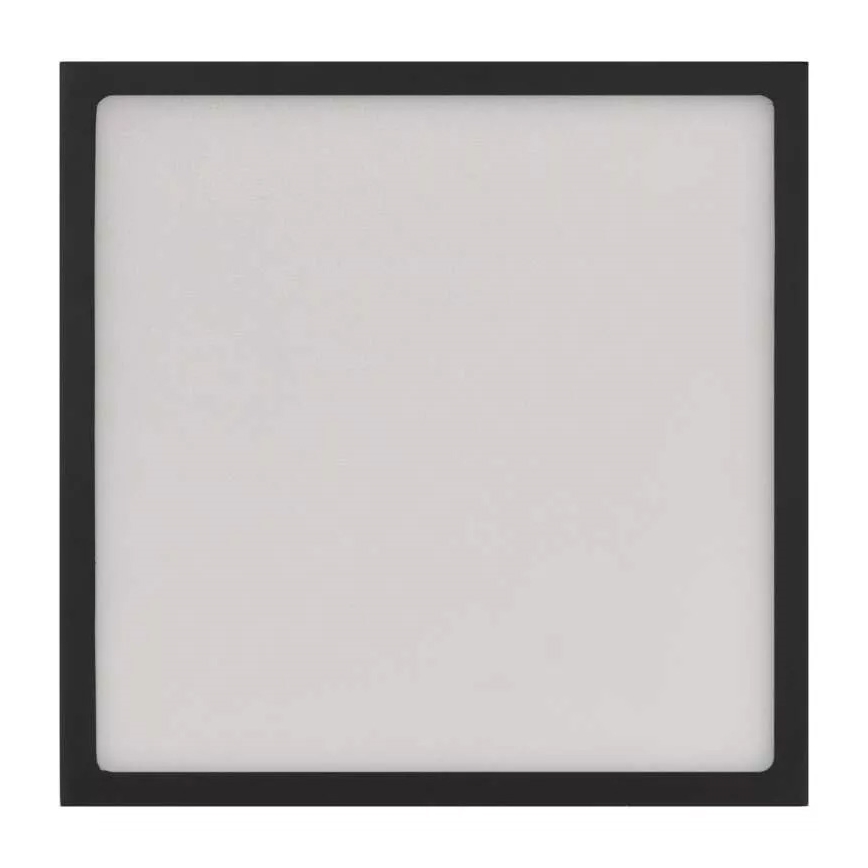 LED Griestu lampa NEXXO LED/21W/230V 3000/3500/4000K 22,5x22,5 cm melna