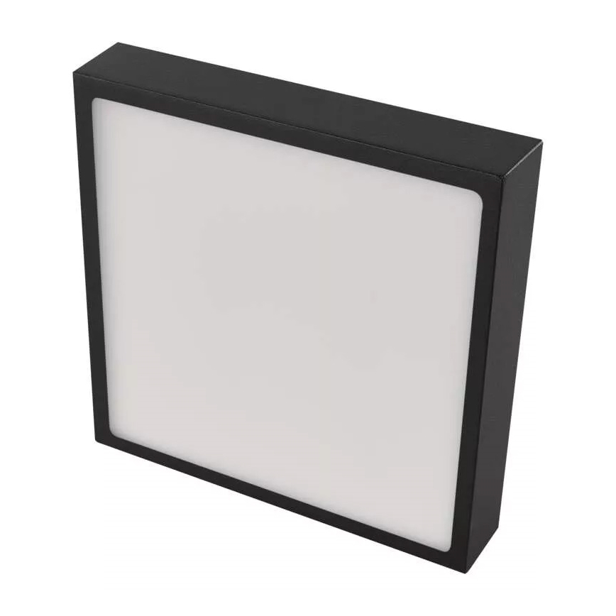 LED Griestu lampa NEXXO LED/21W/230V 3000/3500/4000K 22,5x22,5 cm melna