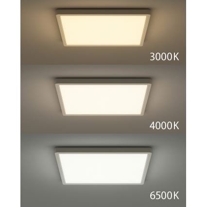 LED griestu lampa LED/24W/230V 3000/4000/6500K 30x30 cm balta