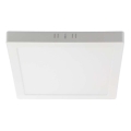 LED Griestu lampa LED/24W/230V 3000K 28,7x28,7 cm balta