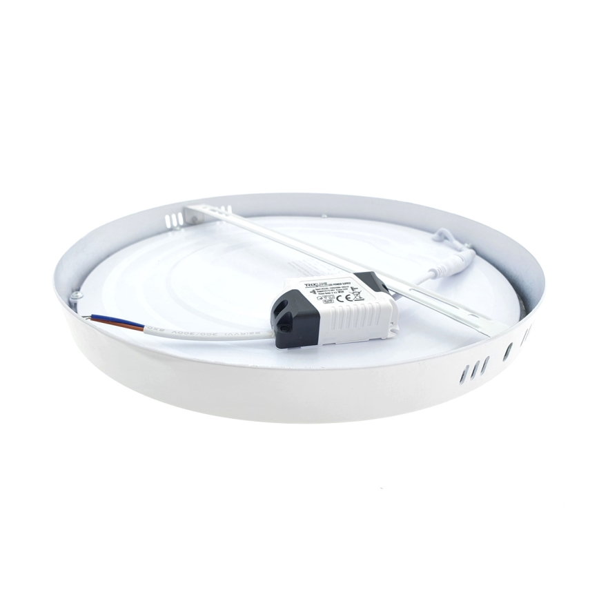 LED Griestu lampa LED/24W/230V 4200K d. 28,5 cm balta