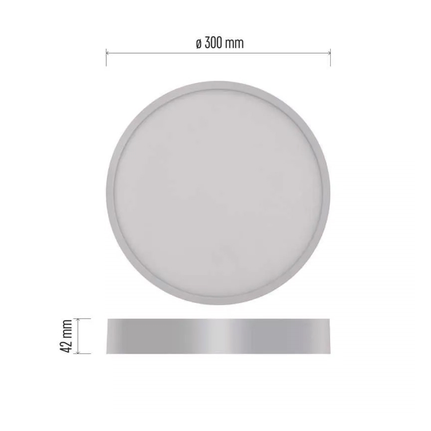 LED Griestu lampa NEXXO LED/28,5W/230V 3000/3500/4000K d. 30 cm balta