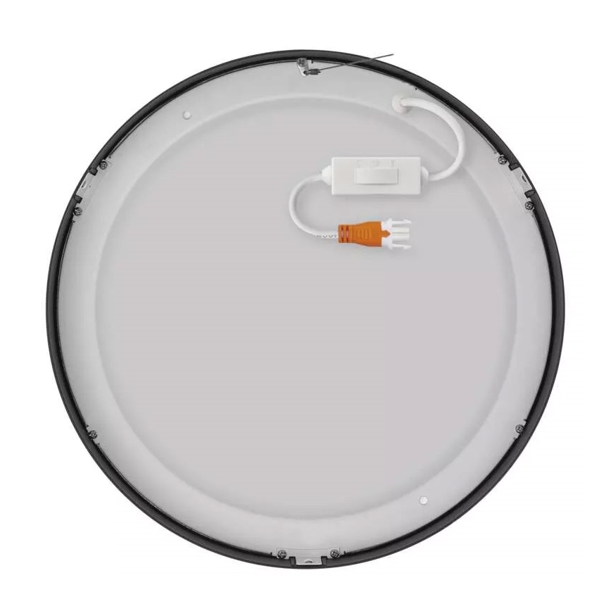 LED Griestu lampa NEXXO LED/28,5W/230V 3000/3500/4000K d. 30 cm melna