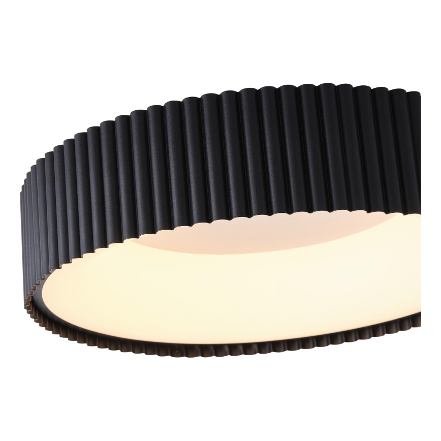 LED Griestu lampa LED/30W/230V 3000K melna d. 46 cm