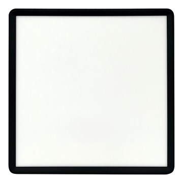 LED griestu lampa LED/32W/230V 3000/4000/6500K 40x40 cm melna