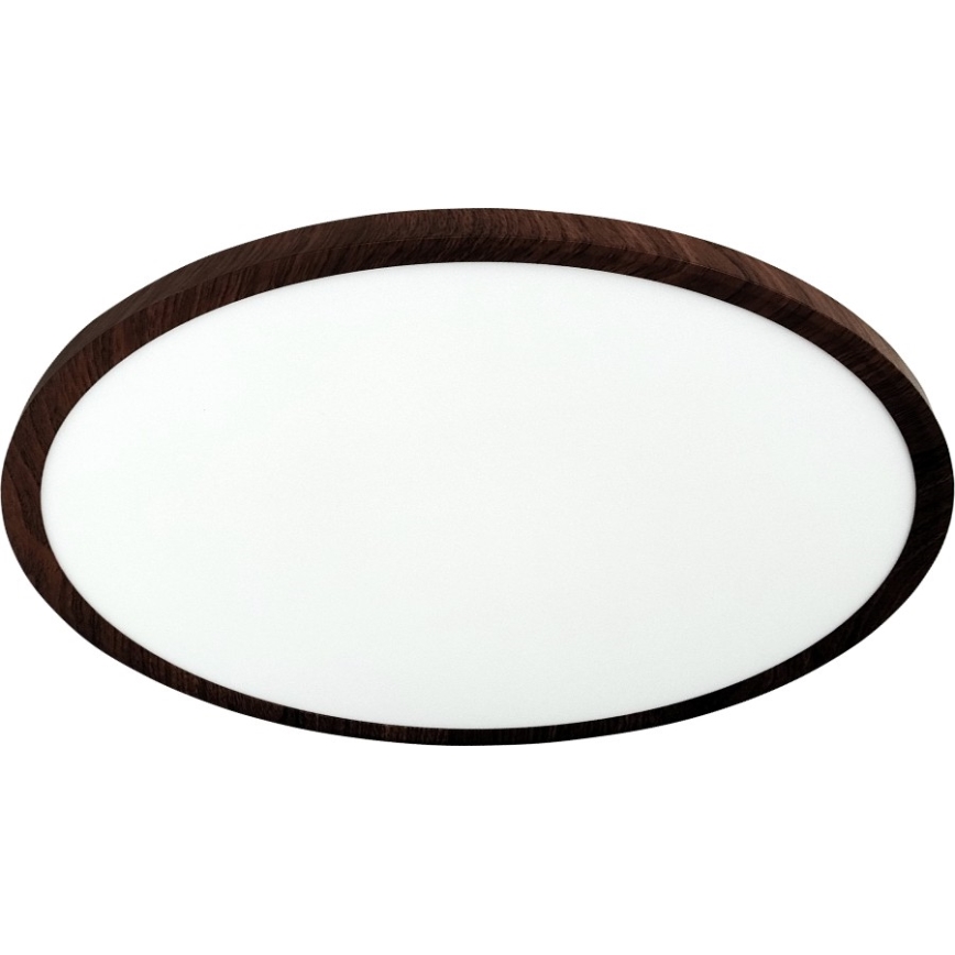 LED griestu lampa LED/32W/230V 3000/4000/6500K diametrs 40 cm brūna