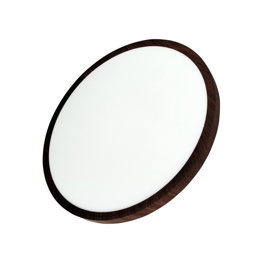 LED griestu lampa LED/32W/230V 3000/4000/6500K diametrs 40 cm brūna