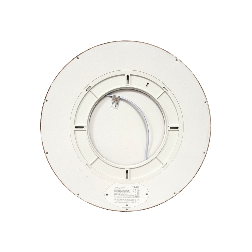 LED griestu lampa LED/32W/230V 3000/4000/6500K diametrs 40 cm brūna