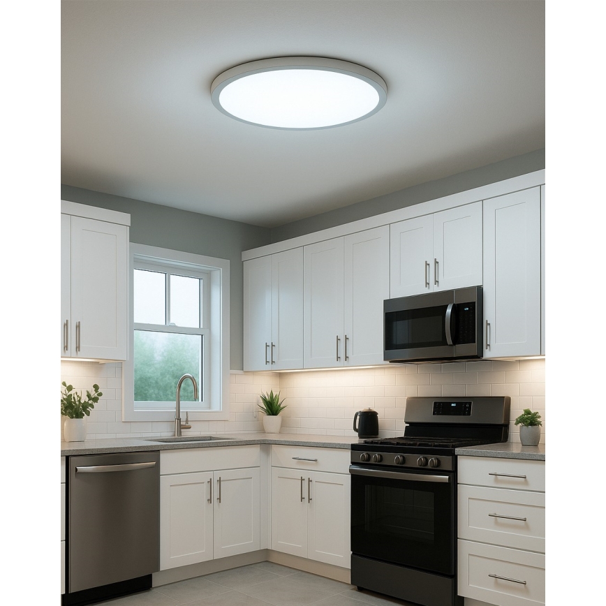 LED griestu lampa LED/32W/230V 3000/4000/6500K Ø 40 cm balta