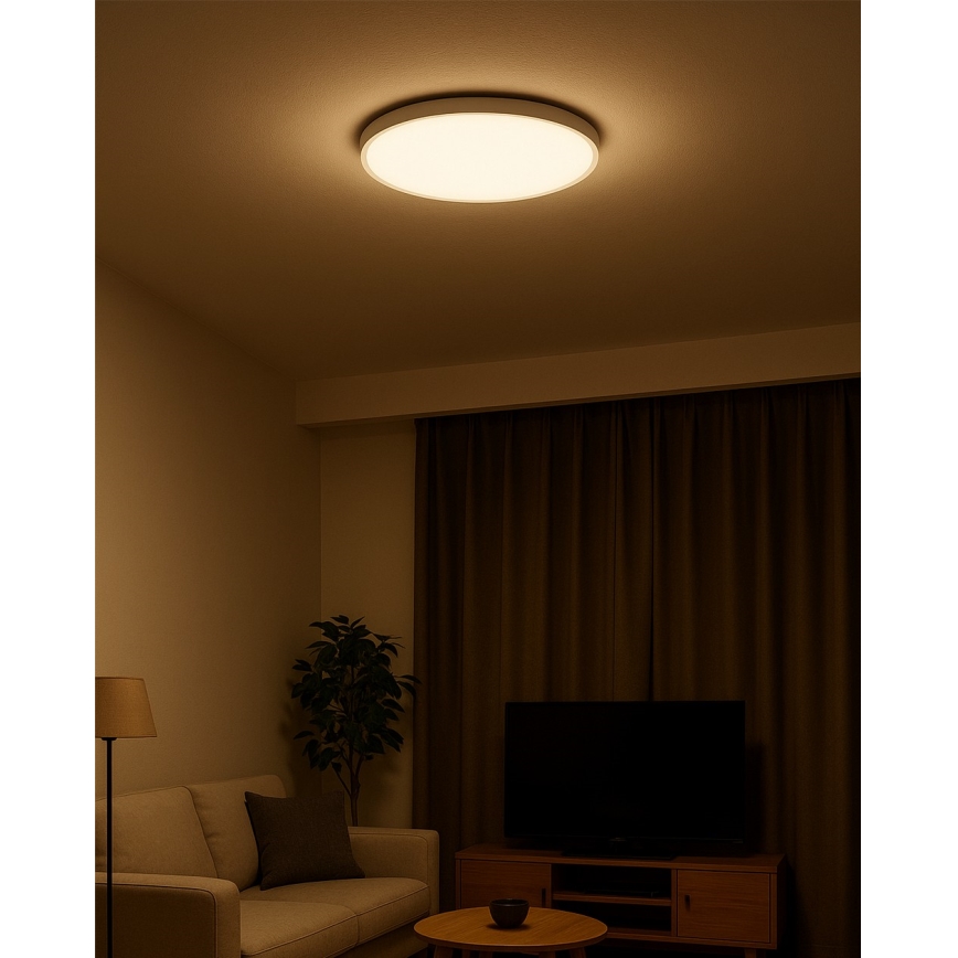 LED griestu lampa LED/32W/230V 3000/4000/6500K Ø 40 cm balta